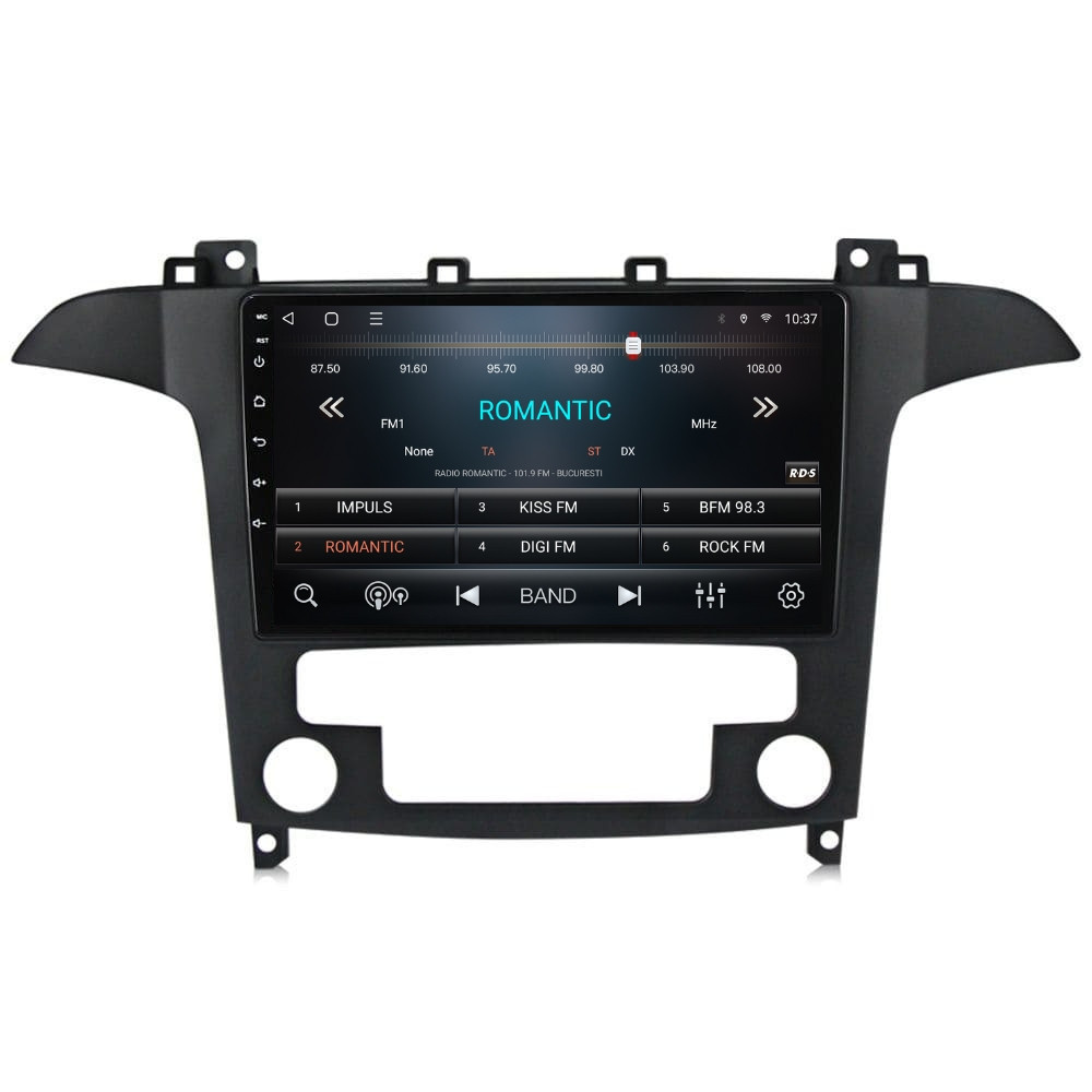 Navigatie dedicata cu Android Ford S-Max I / Galaxy II 2006 - 2015, clima automata, 2GB RAM, Radio GPS Dual Zone, Display HD QLED 9