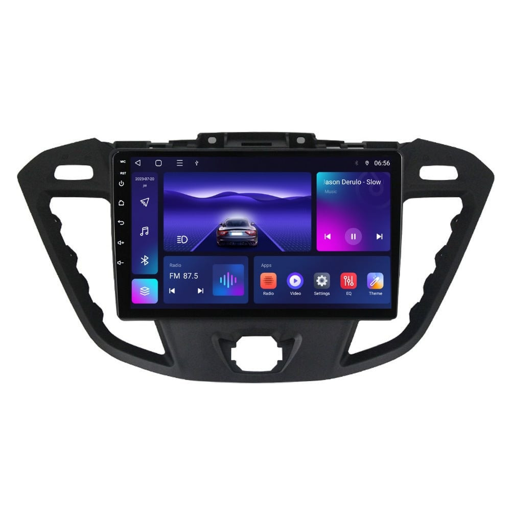 Navigatie dedicata cu Android Ford Transit / Tourneo Custom 2012 - 2018, 3GB RAM, Radio GPS Dual Zone, Display HD QLED 9