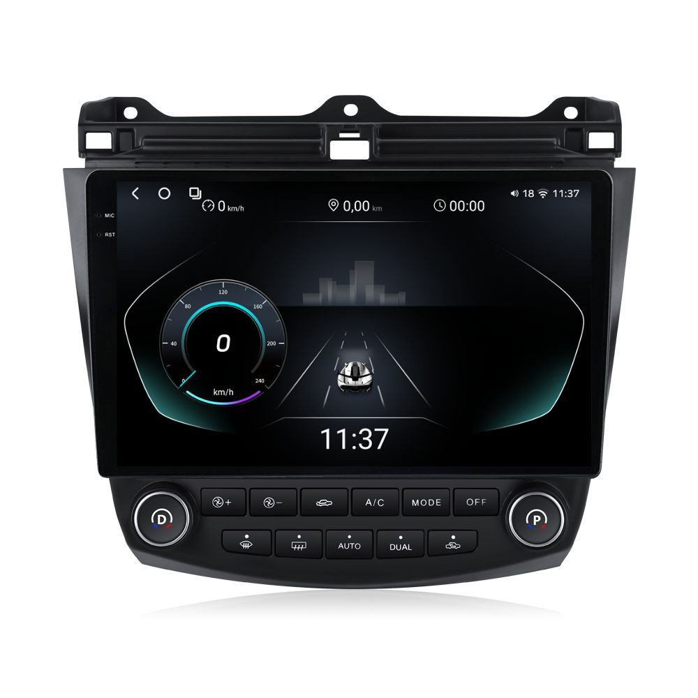 Navigatie dedicata cu Android Honda Accord VII 2003 - 2008 benzina, 12GB RAM, Radio GPS Dual Zone, Display 2K QLED 10.36