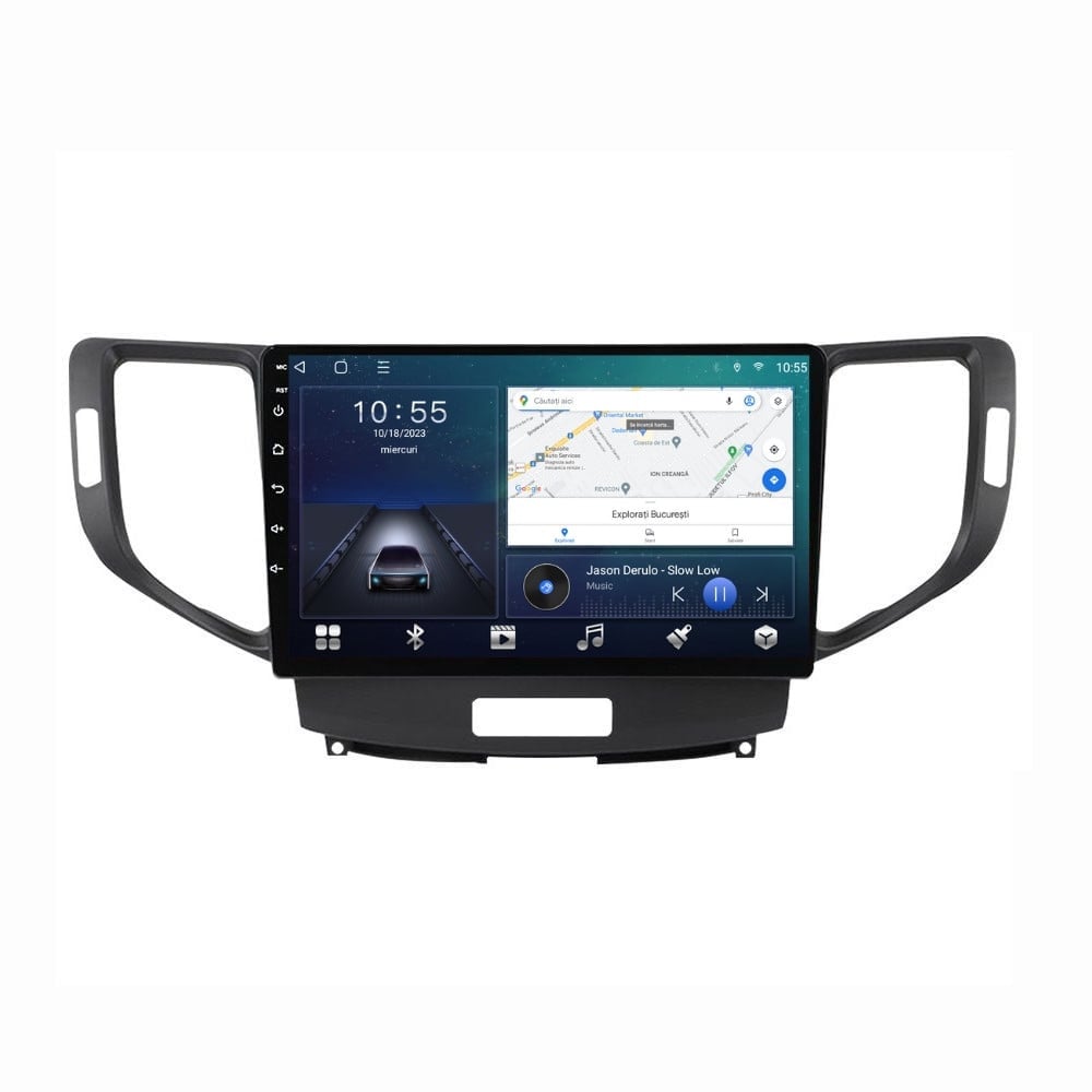 Navigatie dedicata cu Android Honda Accord VIII 2008 - 2012, 3GB RAM, Radio GPS Dual Zone, Display HD QLED 9