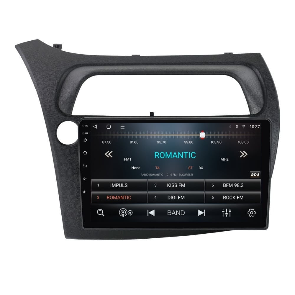 Navigatie dedicata cu Android Honda Civic VIII Hatchback 2006 - 2011, 3GB RAM, Radio GPS Dual Zone, Display HD QLED 9