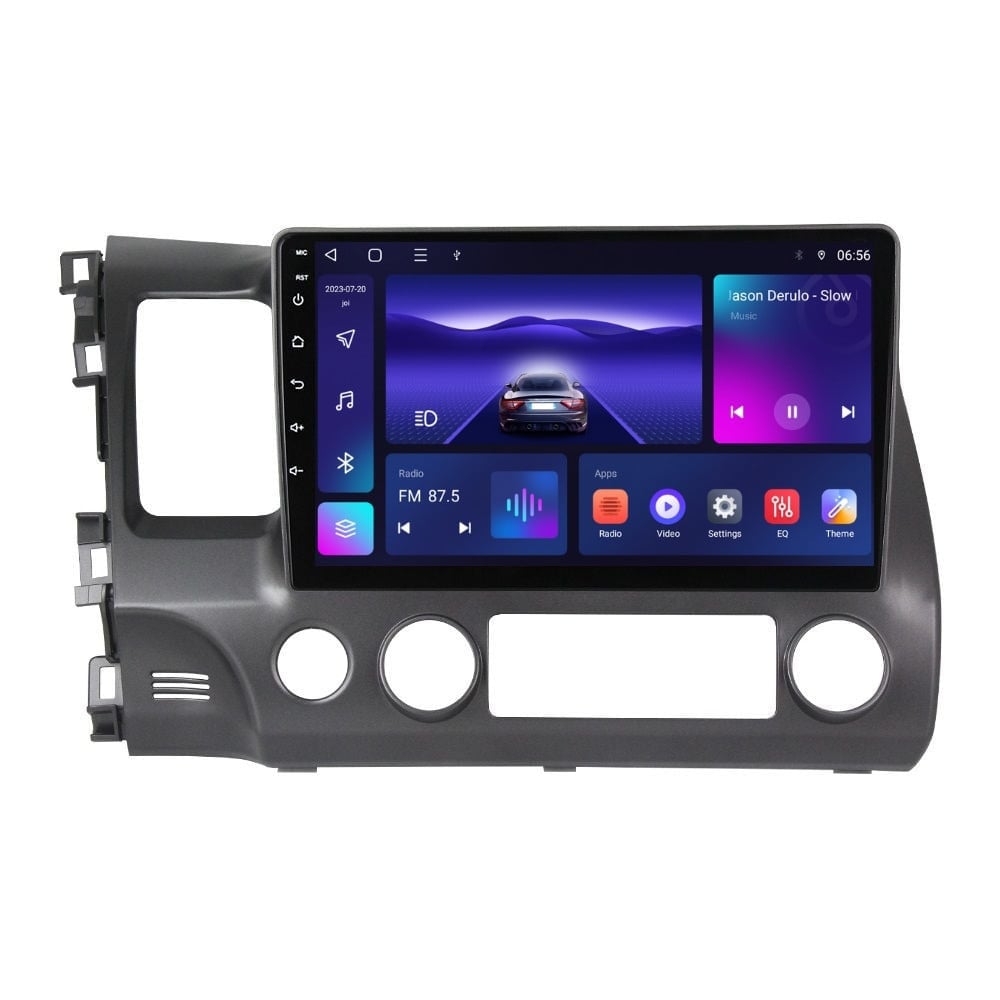 Navigatie dedicata cu Android Honda Civic VIII Sedan 2006 - 2011, 3GB RAM, Radio GPS Dual Zone, Display HD QLED 10