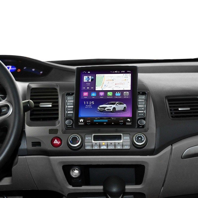 Navigatie dedicata cu Android Honda Civic VIII Sedan 2006 - 2011, 4GB RAM, Radio GPS Dual Zone, Touchscreen IPS 9.7