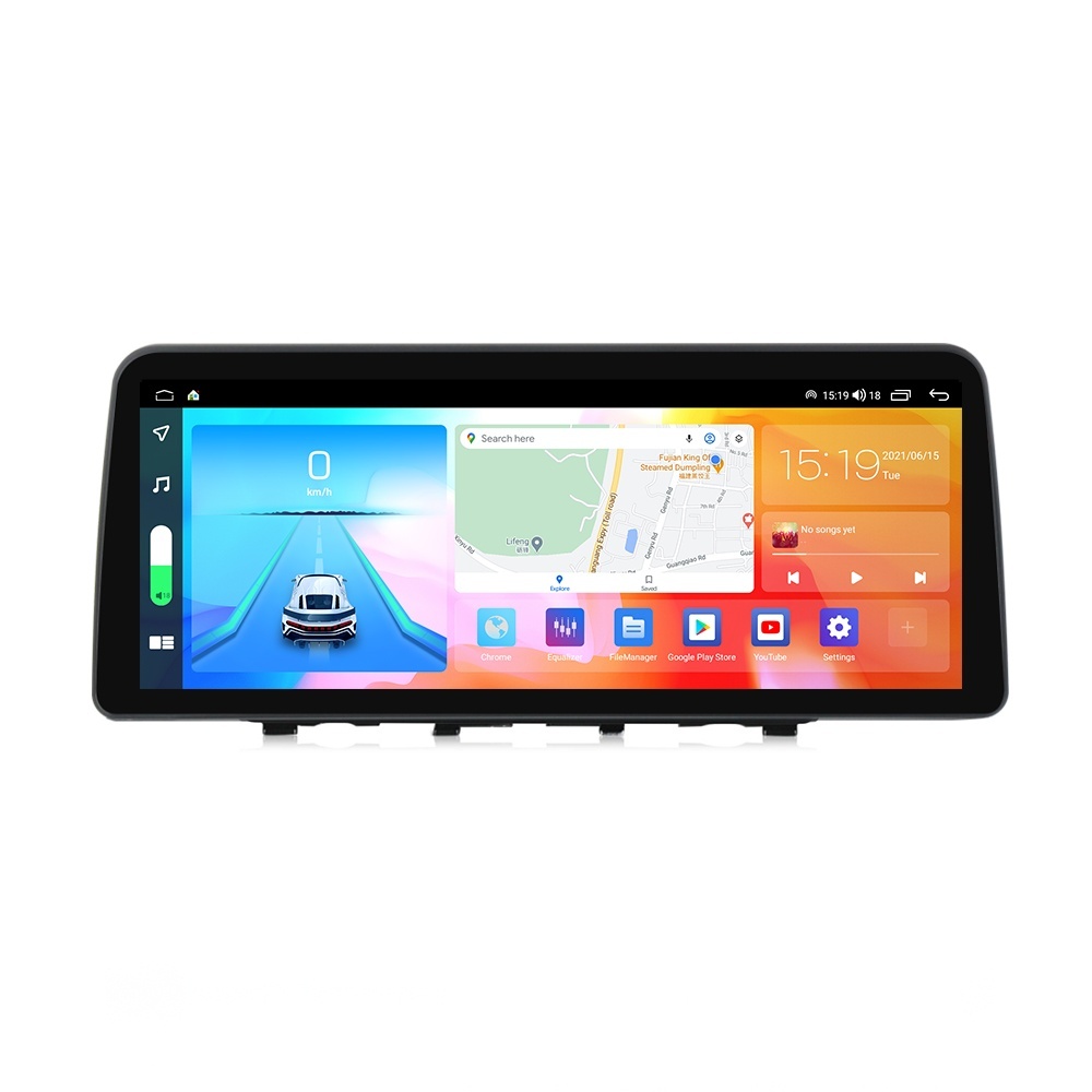 Navigatie dedicata cu Android Honda Civic X 2015 - 2021, 8GB RAM, Radio GPS Dual Zone, Display QLED 12.3