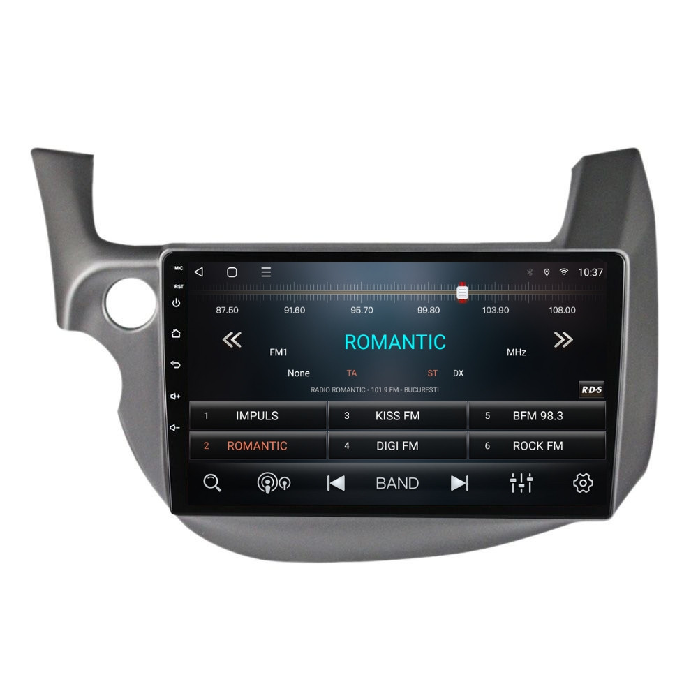 Navigatie dedicata cu Android Honda Jazz III 2007 - 2013, 2GB RAM, Radio GPS Dual Zone, Display HD QLED 10