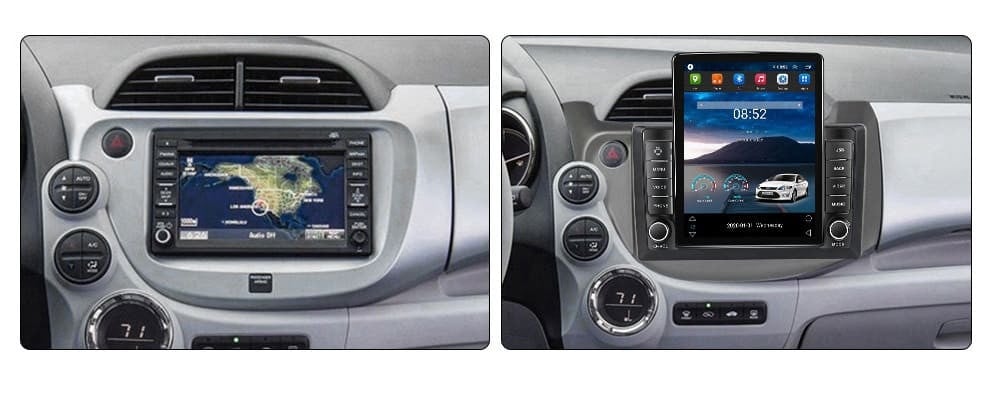 Navigatie dedicata cu Android Honda Jazz III 2007 - 2013, 2GB RAM, Radio GPS Dual Zone, Touchscreen IPS 9.7