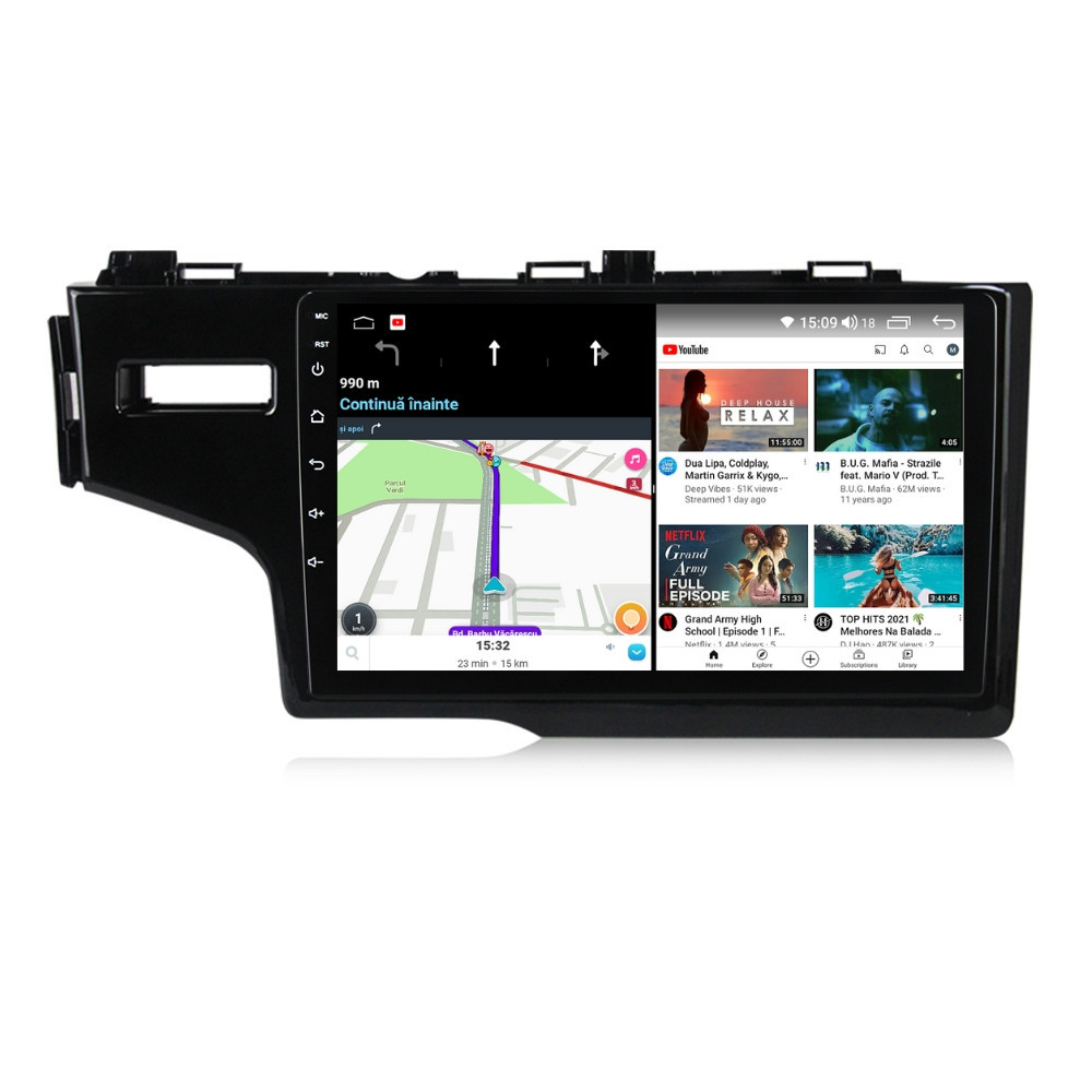 Navigatie dedicata cu Android Honda Jazz IV 2013 - 2020, 8GB RAM, Radio GPS Dual Zone, Display HD QLED 10" Touchscreen, Internet Wi-Fi si slot SIM 4G, Bluetooth, MirrorLink, USB - Imagine 7