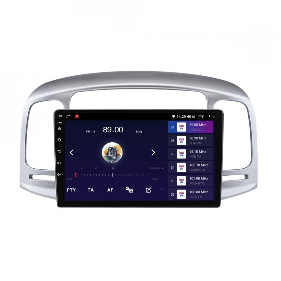 Navigatie dedicata cu Android Hyundai Accent III 2005 - 2010, 8GB RAM, Radio GPS Dual Zone, Display HD QLED 9