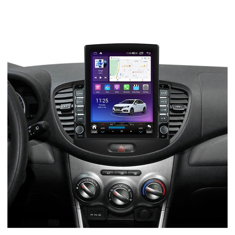 Navigatie dedicata cu Android Hyundai i10 2007 - 2013, 4GB RAM, Radio GPS Dual Zone, Touchscreen IPS 9.7