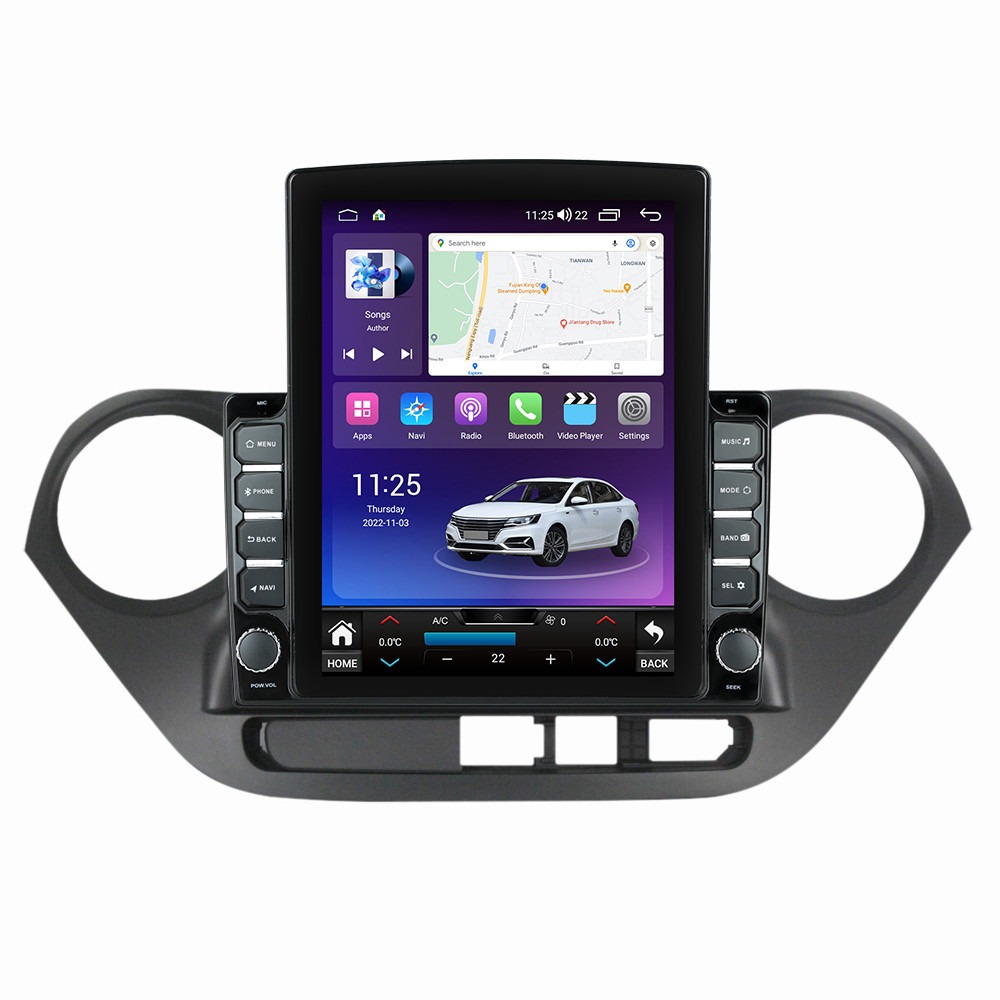 Navigatie dedicata cu Android Hyundai i10 2013 - 2019, 4GB RAM, Radio GPS Dual Zone, Touchscreen IPS 9.7