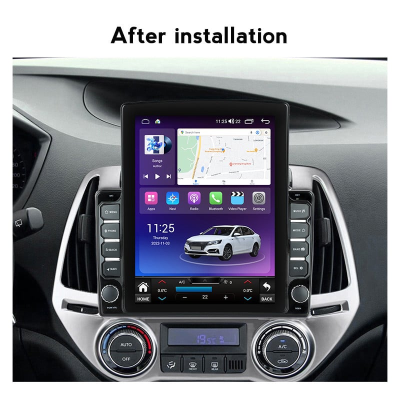 Navigatie dedicata cu Android Hyundai i20 2012 - 2014, 8GB RAM, Radio GPS Dual Zone, Touchscreen IPS 9.7