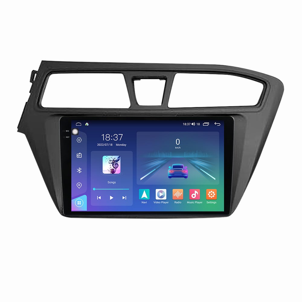 Navigatie dedicata cu Android Hyundai i20 2014 - 2018, 4GB RAM, Radio GPS Dual Zone, Display 2K QLED 9.5