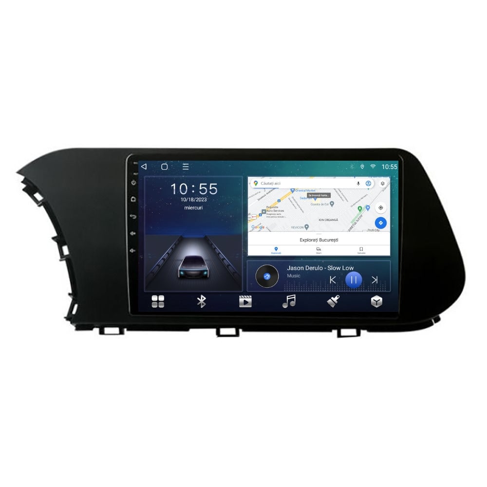 Navigatie dedicata cu Android Hyundai i20 dupa 2020, 2GB RAM, Radio GPS Dual Zone, Display HD QLED 10