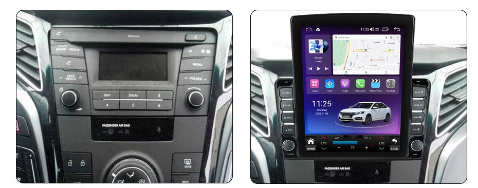 Navigatie dedicata cu Android Hyundai i40 2012 - 2020, 4GB RAM, Radio GPS Dual Zone, Touchscreen IPS 9.7