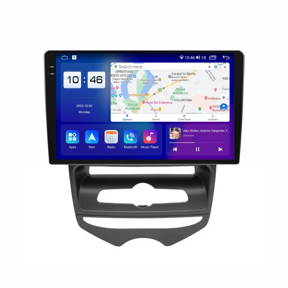 Navigatie dedicata cu Android Hyundai ix20 2010 - 2019, clima manuala, 8GB RAM, Radio GPS Dual Zone, Display 2K QLED 9.5