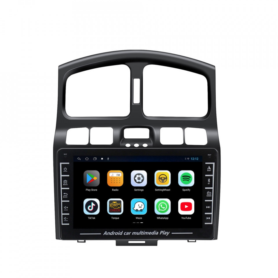 Navigatie dedicata cu Android Hyundai Santa Fe I 2000 - 2006, 1GB RAM, Radio GPS Dual Zone, Display HD IPS 8