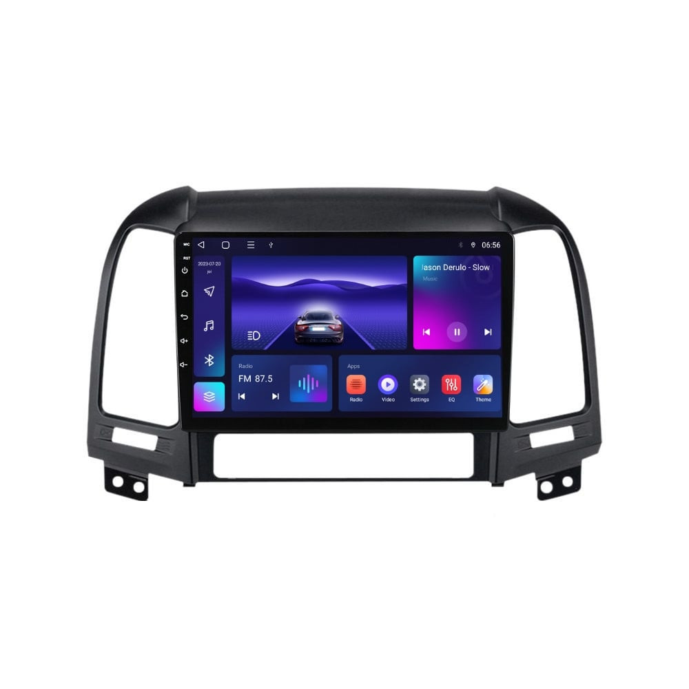 Navigatie dedicata cu Android Hyundai Santa Fe II 2006 - 2012, 3GB RAM, Radio GPS Dual Zone, Display HD QLED 9