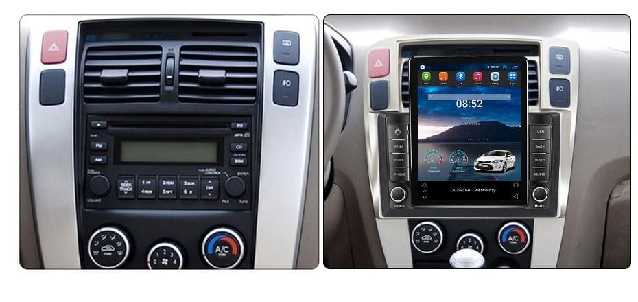 Navigatie dedicata cu Android Hyundai Tucson 2004 - 2011, 1GB RAM, Radio GPS Dual Zone, Touchscreen IPS 9.7