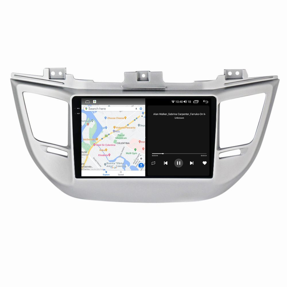 Navigatie dedicata cu Android Hyundai Tucson 2015 - 2018, 8GB RAM, Radio GPS Dual Zone, Display 2K QLED 9.5