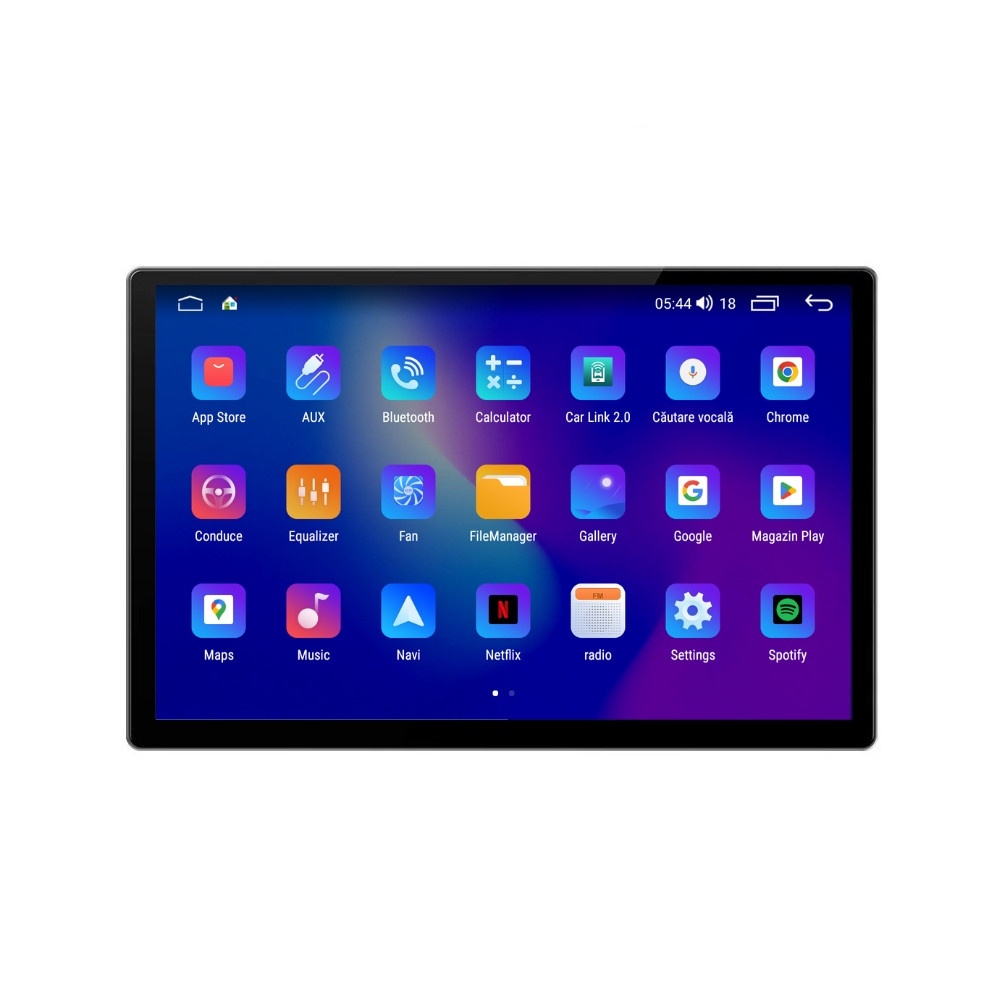 Navigatie dedicata cu Android Isuzu D-Max I 2007 - 2012, 8GB RAM, Radio GPS Dual Zone, Display 2K QLED 13
