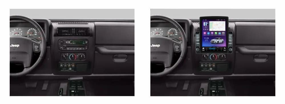 Navigatie dedicata cu Android Jeep Cherokee III 2001 - 2007, 8GB RAM, Radio GPS Dual Zone, Touchscreen IPS 9.7