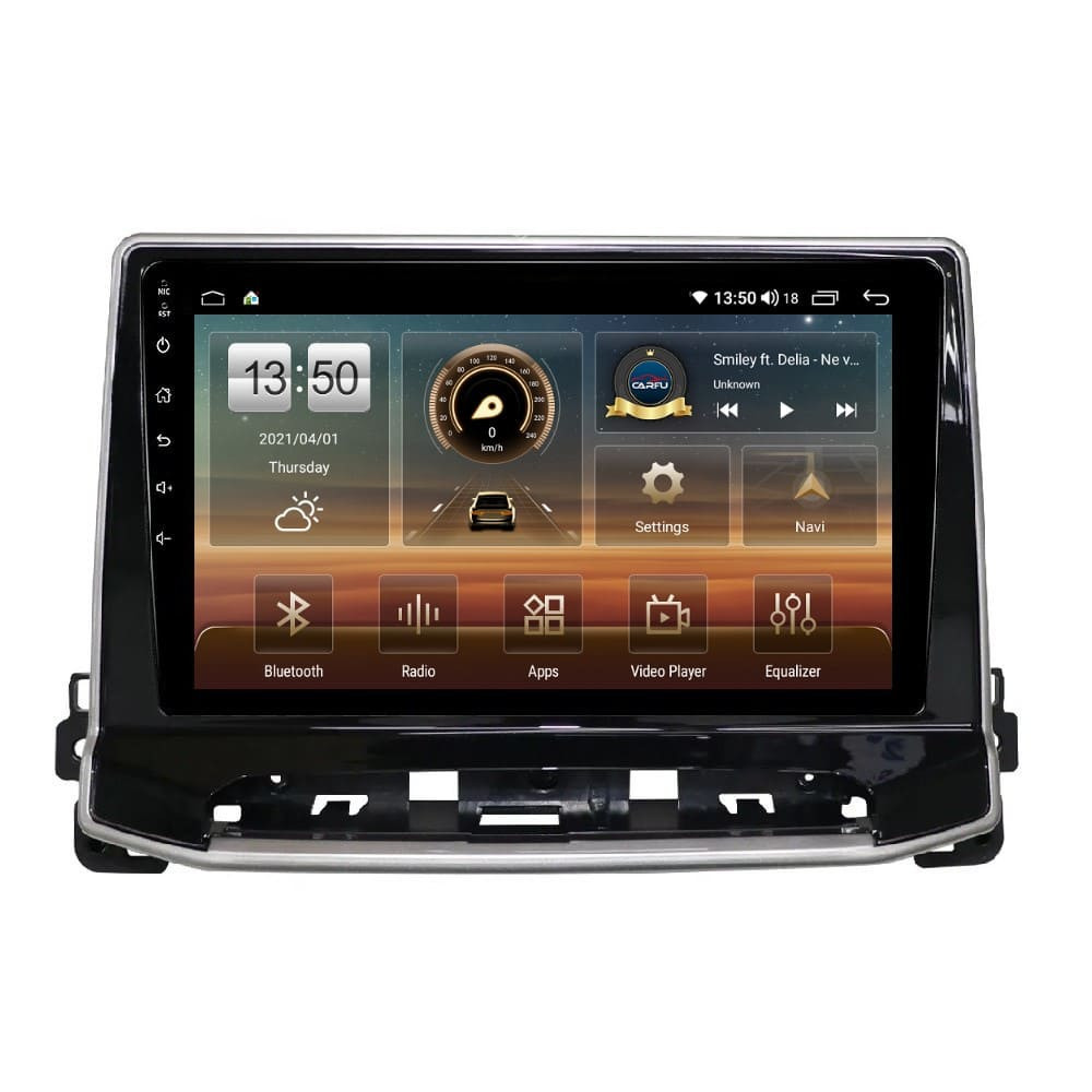 Navigatie dedicata cu Android Jeep Compass II dupa 2021, 6GB RAM, Radio GPS Dual Zone, Display HD QLED 10