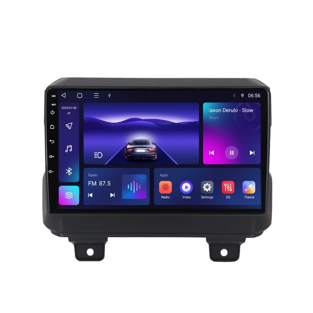 Navigatie dedicata cu Android Jeep Gladiator dupa 2019, 2GB RAM, Radio GPS Dual Zone, Display HD QLED 9