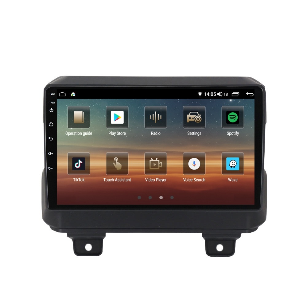 Navigatie dedicata cu Android Jeep Gladiator dupa 2019, 6GB RAM, Radio GPS Dual Zone, Display HD QLED 9