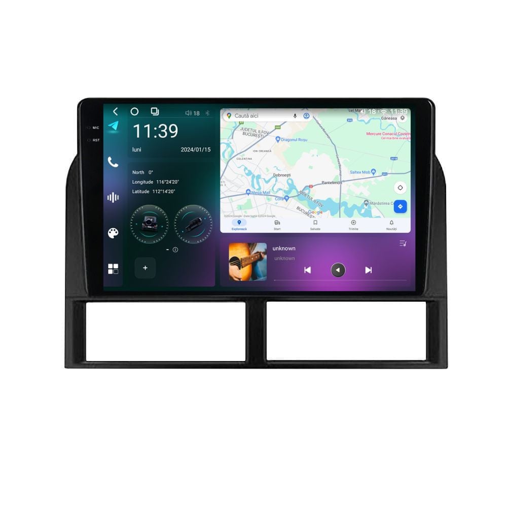 Navigatie dedicata cu Android Jeep Grand Cherokee II 1998 - 2005, 12GB RAM, Radio GPS Dual Zone, Display 2K QLED 9.5