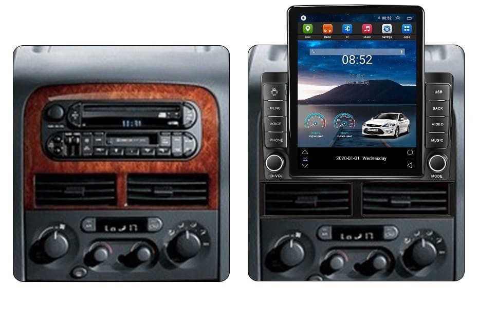 Navigatie dedicata cu Android Jeep Grand Cherokee II 1998 - 2005, 1GB RAM, Radio GPS Dual Zone, Touchscreen IPS 9.7" HD tip Tesla, Internet Wi-Fi, Bluetooth, MirrorLink, USB - Imagine 4