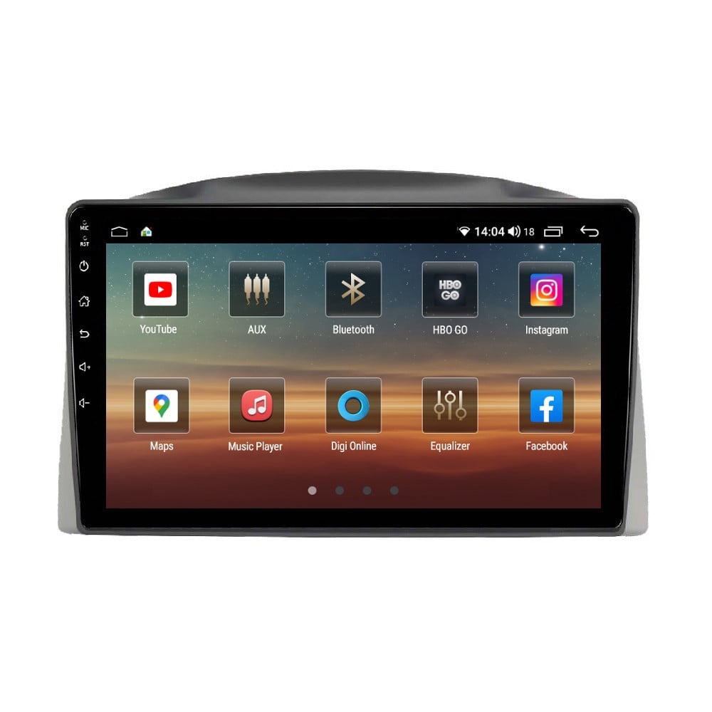 Navigatie dedicata cu Android Jeep Grand Cherokee III 2004 - 2007 cu navigatie originala, 4GB RAM, Radio GPS Dual Zone, Display HD QLED 10