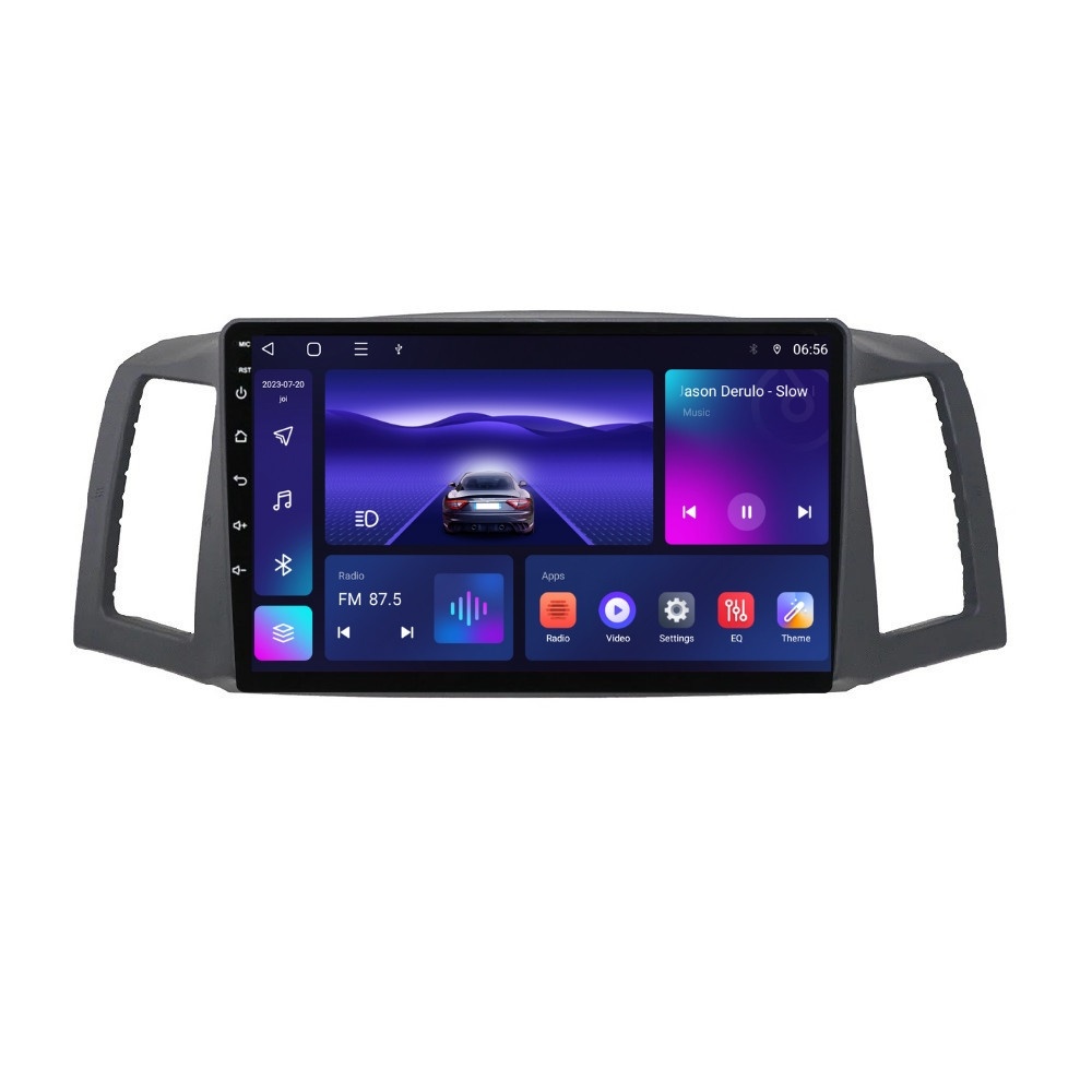 Navigatie dedicata cu Android Jeep Grand Cherokee III 2004 - 2007 fara navigatie originala, 4GB RAM, Radio GPS Dual Zone, Display HD IPS 10" Touchscreen, Internet Wi-Fi, Bluetooth, MirrorLink, USB