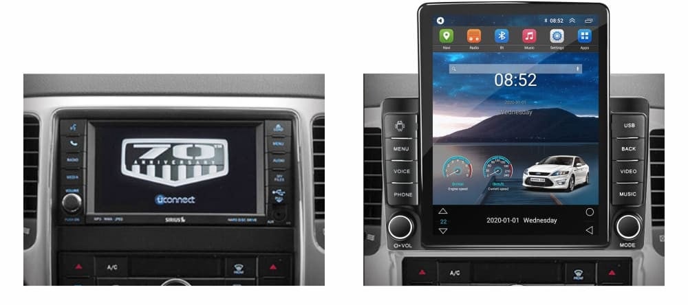 Navigatie dedicata cu Android Jeep Grand Cherokee IV 2011 - 2014, 2GB RAM, Radio GPS Dual Zone, Touchscreen IPS 9.7