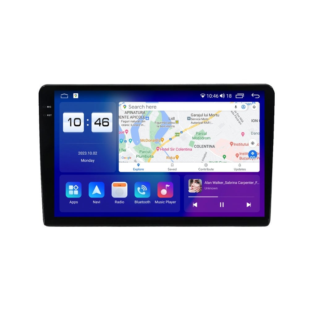 Navigatie dedicata cu Android Kia Ceed 2010 - 2012, 8GB RAM, Radio GPS Dual Zone, Display 2K QLED 9.5