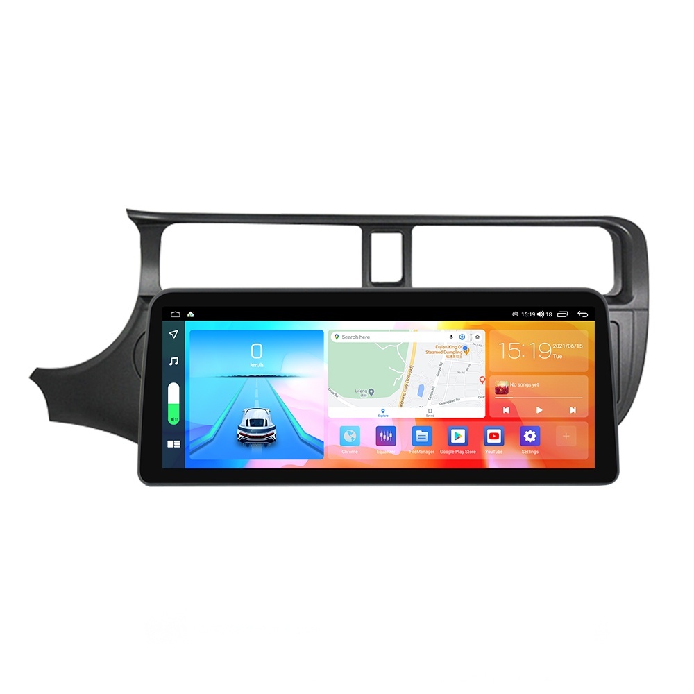 Navigatie dedicata cu Android Kia Rio III 2011 - 2014, 8GB RAM, Radio GPS Dual Zone, Display QLED 12.3