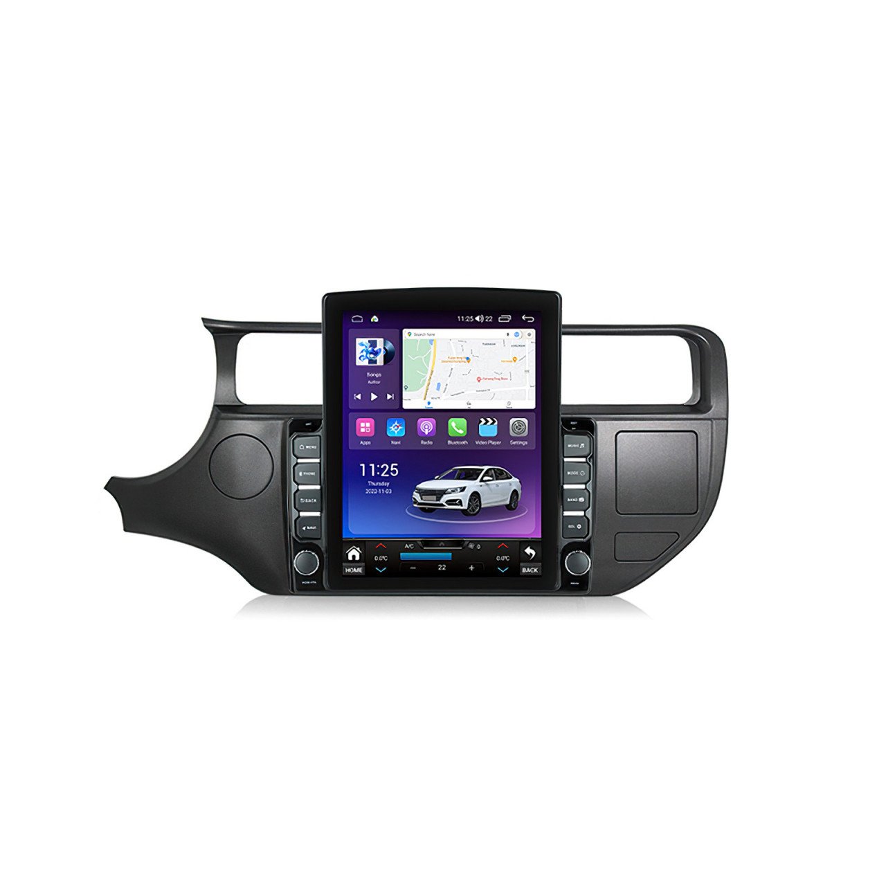 Navigatie dedicata cu Android Kia Rio III 2011 - 2014, 8GB RAM, Radio GPS Dual Zone, Touchscreen IPS 9.7