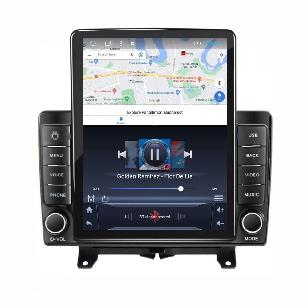 Navigatie dedicata cu Android Land Rover Range Rover Sport I 2005 - 2009, 2GB RAM, Radio GPS Dual Zone, Touchscreen IPS 9.7