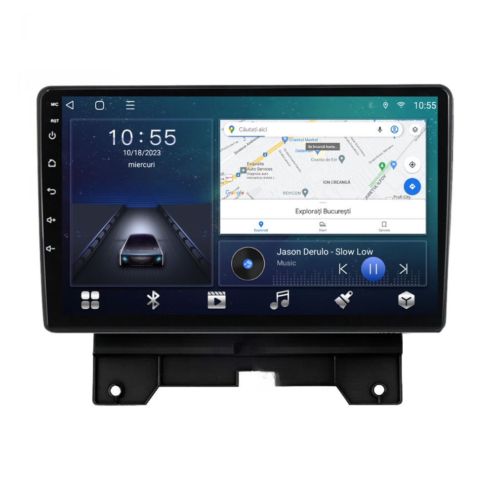 Navigatie dedicata cu Android Land Rover Range Rover Sport I 2009 - 2013, 2GB RAM, Radio GPS Dual Zone, Display HD QLED 9