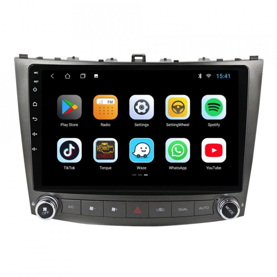 Navigatie dedicata cu Android Lexus IS 2005 - 2013, 2GB RAM, Radio GPS Dual Zone, Display HD IPS 10