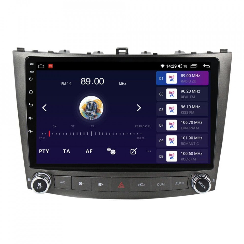 Navigatie dedicata cu Android Lexus IS 2005 - 2013, 4GB RAM, Radio GPS Dual Zone, Display HD QLED 10