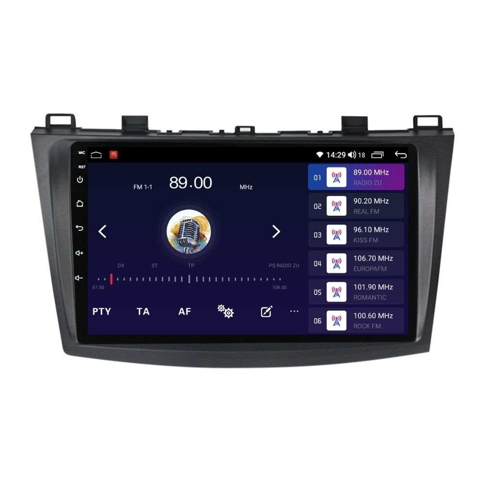 Navigatie dedicata cu Android Mazda 3 2009 - 2013, 2GB RAM, Radio GPS Dual Zone, Display HD QLED 9