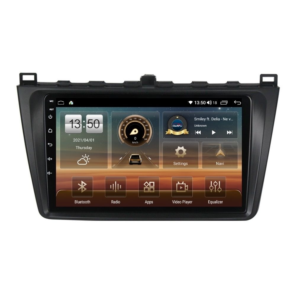 Navigatie dedicata cu Android Mazda 6 2008 - 2013, 4GB RAM, Radio GPS Dual Zone, Display HD QLED 9