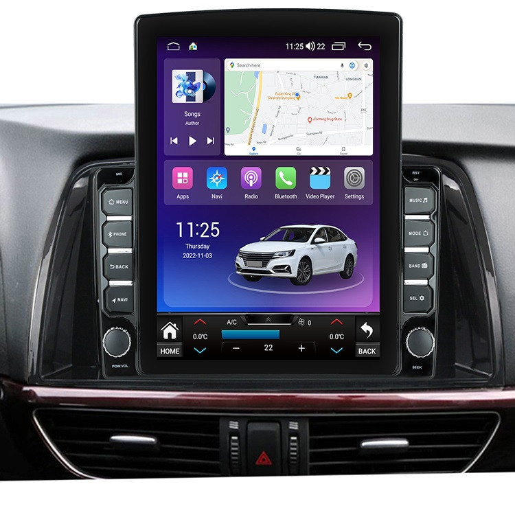 Navigatie dedicata cu Android Mazda 6 2013 - 2015, 4GB RAM, Radio GPS Dual Zone, Touchscreen IPS 9.7