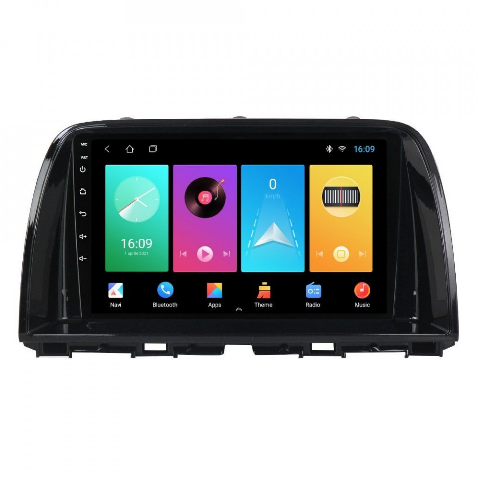 Navigatie dedicata cu Android Mazda CX-5 2011 - 2017, 2GB RAM, Radio GPS Dual Zone, Display HD IPS 9" Touchscreen, Internet Wi-Fi, Bluetooth, MirrorLink, USB, Waze