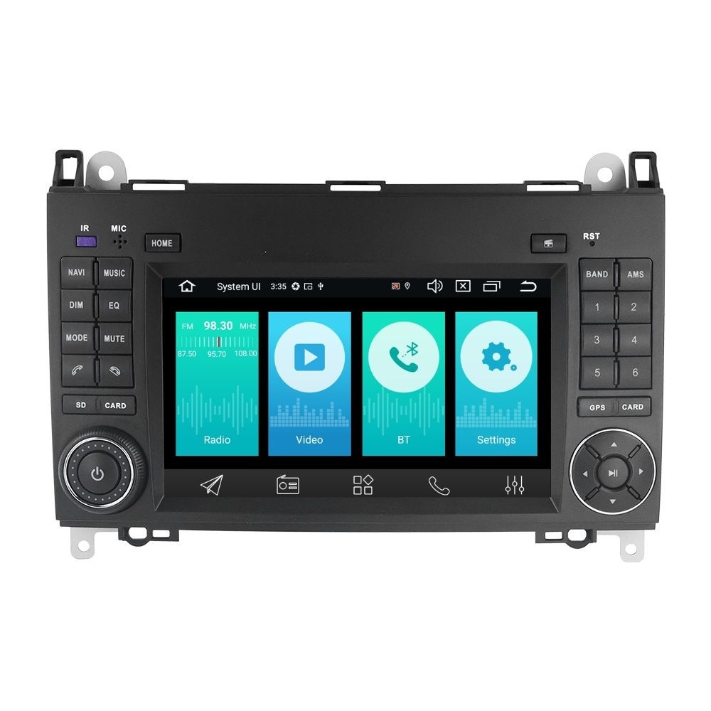 Navigatie dedicata cu Android Mercedes A-Class W169 2004 - 2012, 4GB RAM, Radio GPS Dual Zone, Display HD IPS 7\'\' Touchscreen, Internet Wi-Fi si slot SIM 4G, Bluetooth, MirrorLink, USB, Waze - 1 | YEO