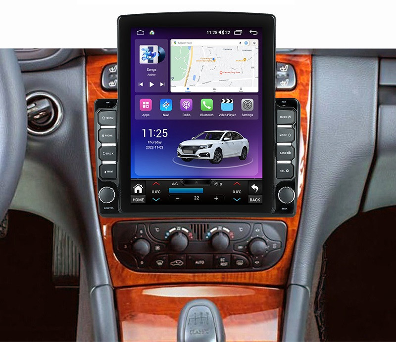 Navigatie dedicata cu Android Mercedes C-Class W203 2000 - 2004, 8GB RAM, Radio GPS Dual Zone, Touchscreen IPS 9.7