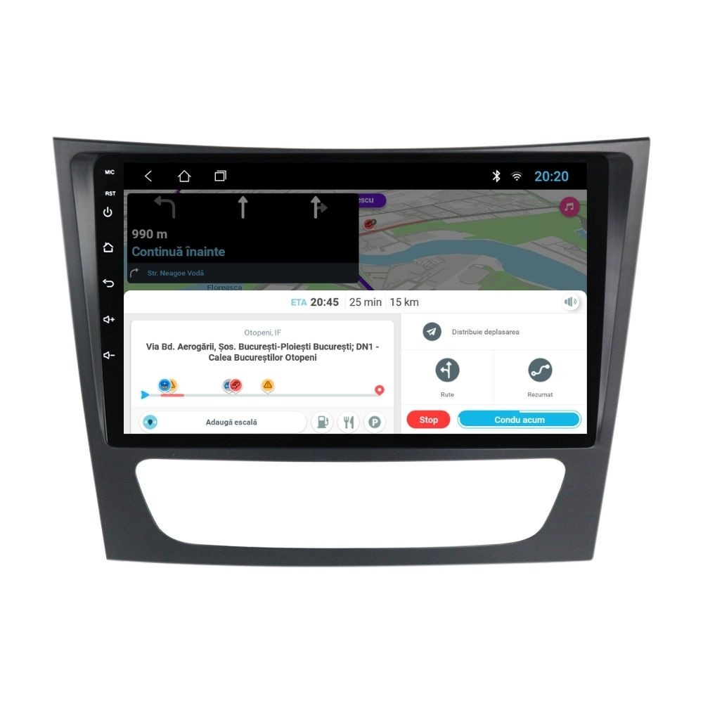 Navigatie dedicata cu Android Mercedes CLS C219 2004 - 2011, 2GB RAM, Radio GPS Dual Zone, Display HD IPS 9" Touchscreen, Internet Wi-Fi, Bluetooth, MirrorLink, USB - Imagine 7