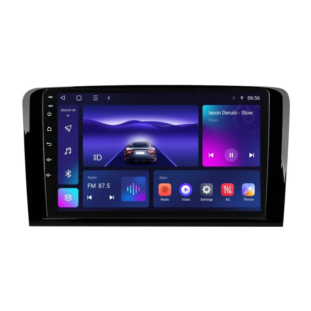 Navigatie dedicata cu Android Mercedes M-Class ML W164 2005 - 2012, 3GB RAM, Radio GPS Dual Zone, Display HD QLED 9