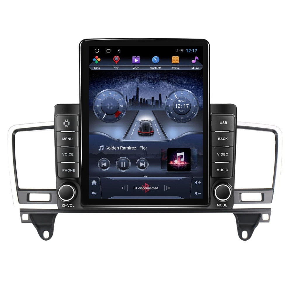 Navigatie dedicata cu Android Mercedes M-Class ML W166 2011 - 2015, 2GB RAM, Radio GPS Dual Zone, Touchscreen IPS 9.7