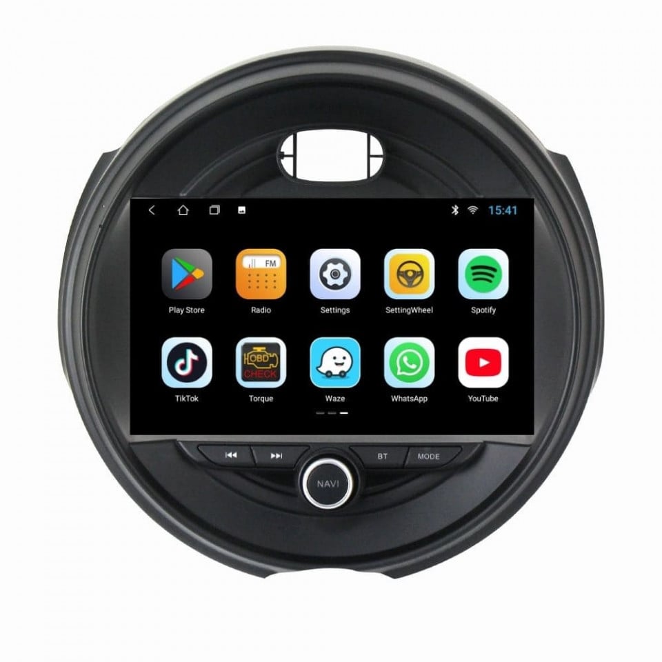 Navigatie dedicata cu Android Mini Cooper / One (F55, F56, F57) 2014 - 2020, 2GB RAM, Radio GPS Dual Zone, Display HD IPS 9